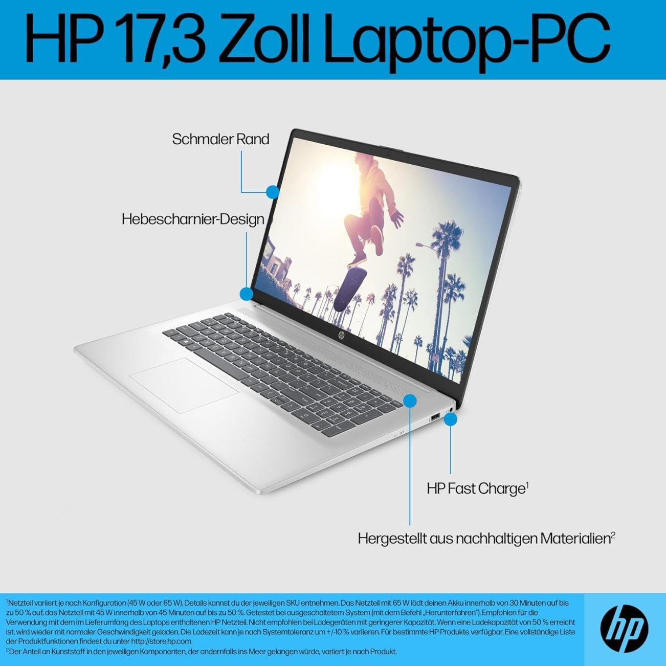 HP Laptop 17 mit Intel Core i7-1355U – Bild 5